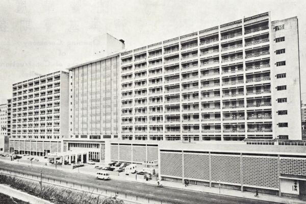 New building of Kwong Wah Hospital in 1965