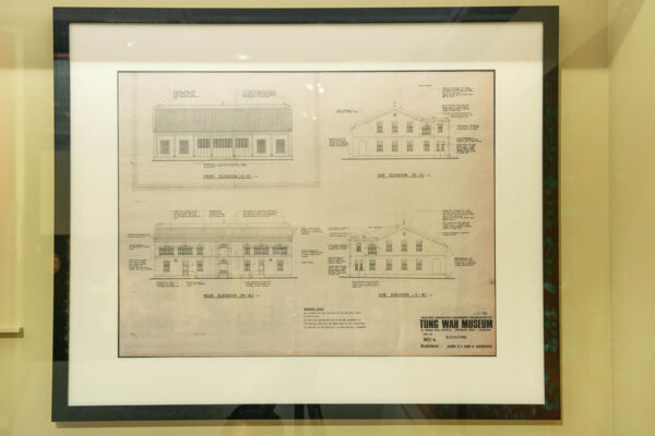Architectural drawings of Tung Wah Museum in 1983