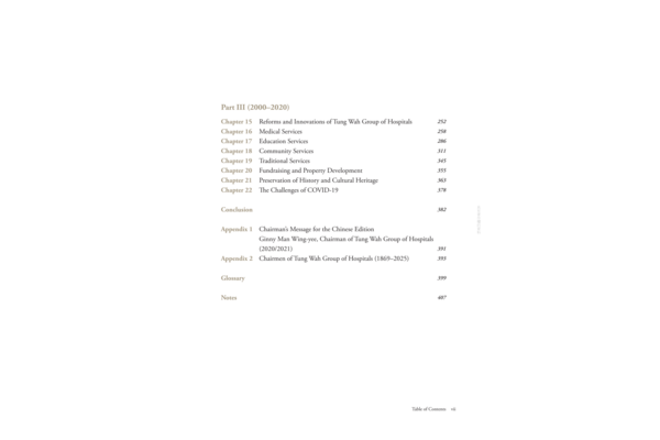 Table of Contents